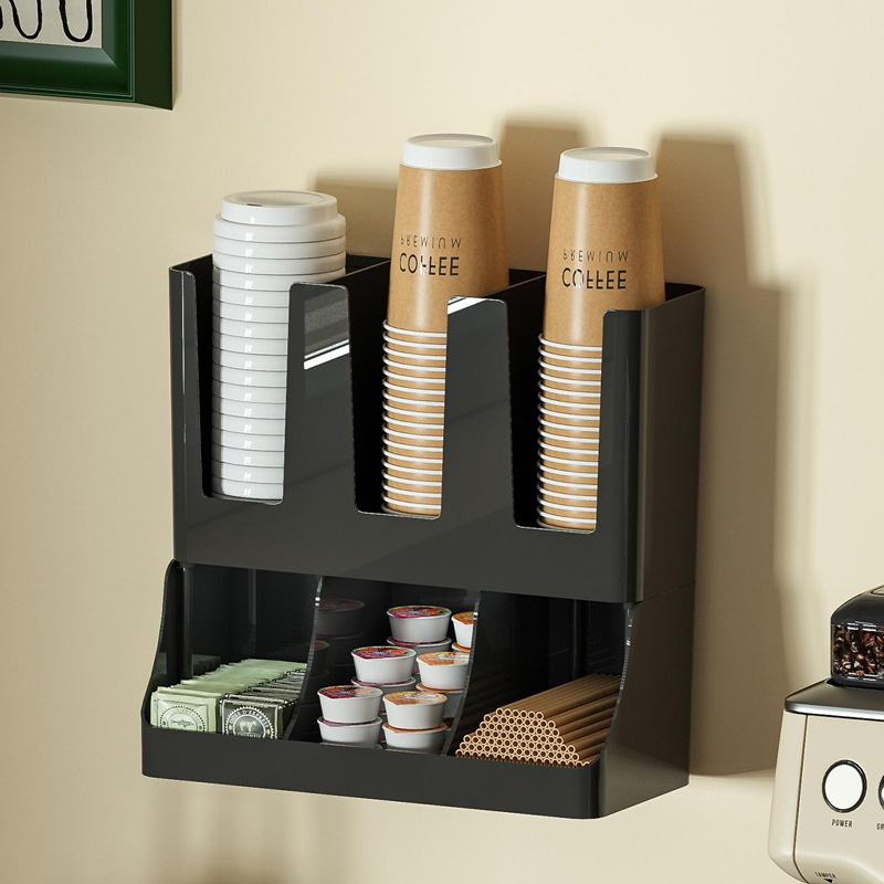 Coffee Tea Drawer Organizer - Caja de almacenamiento para vasos de