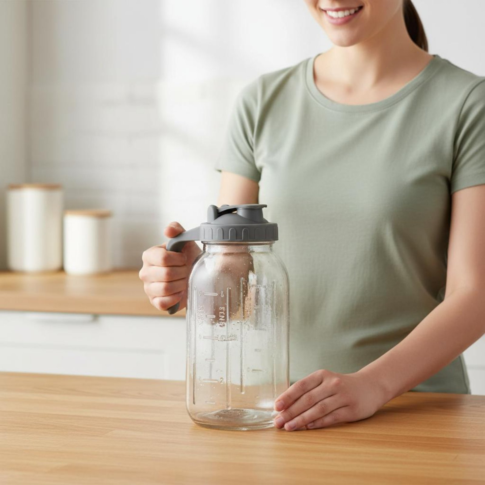 Cold Brew Jar - Jarra de 64 onzas líquidas para