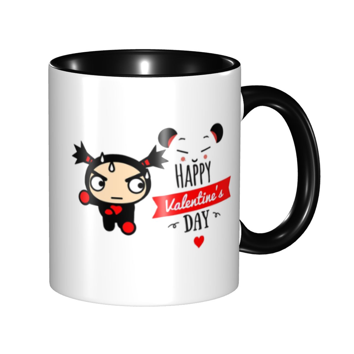 Coffee Tea Love - Taza personalizada divertida de amor Pucca