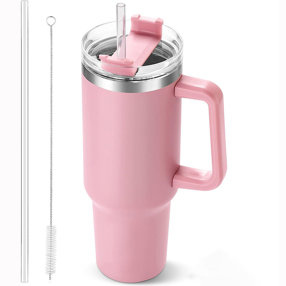 Coffee Tea Tumbler - Vaso de 40oz con asa y