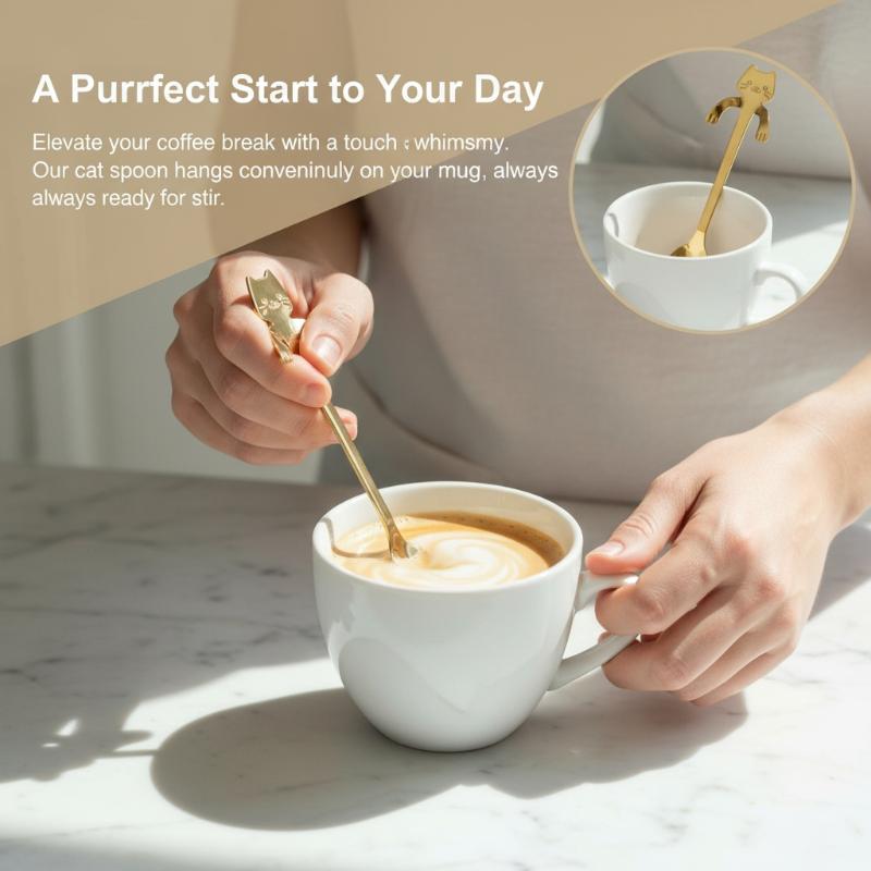 Cucharas colgantes de acero in - Coffee Tea Love reseña y precio