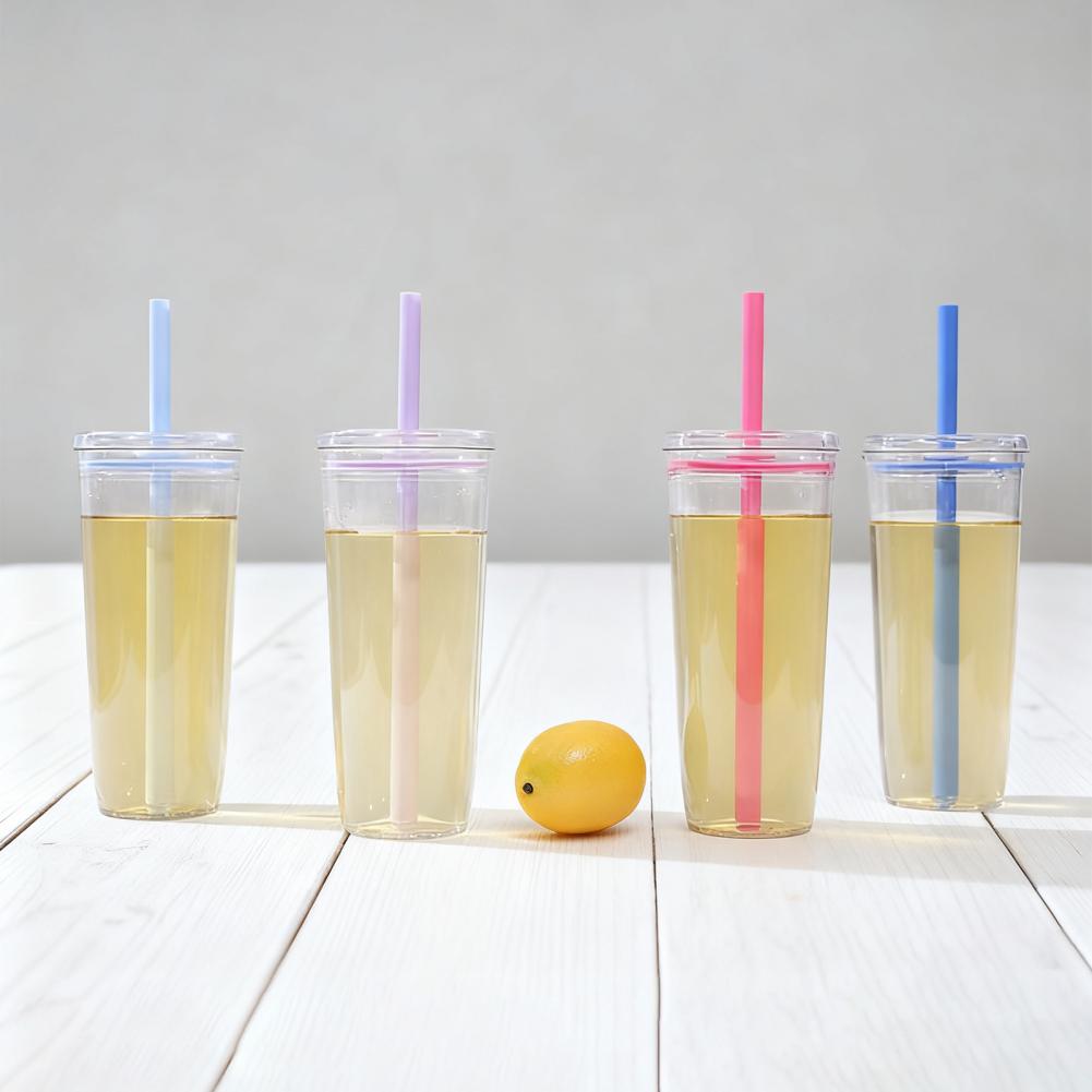 Taza con pajita portátil, vaso - Coffee Tea Tumbler reseña y precio