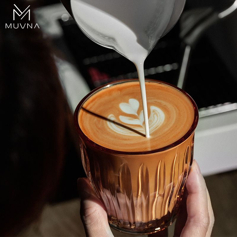MUVNA Taza de café de vidrio 1 - Coffee Tea Tumbler reseña y precio
