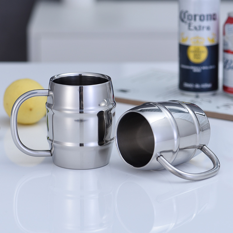 Taza de cerveza de acero inoxi - Coffee Tea Logo reseña y precio