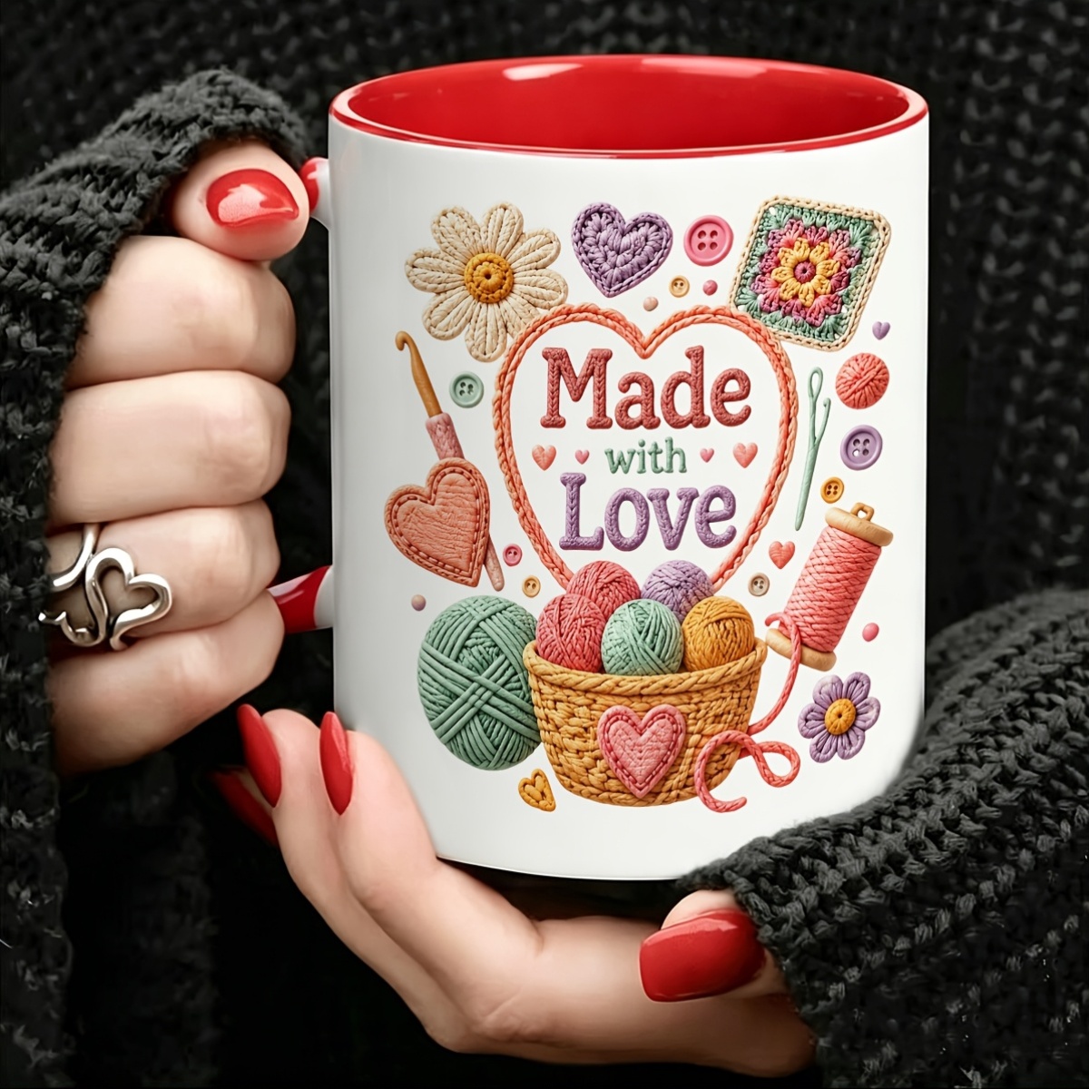 Taza de cerámica hecha a mano  - Coffee Tea Love reseña y precio