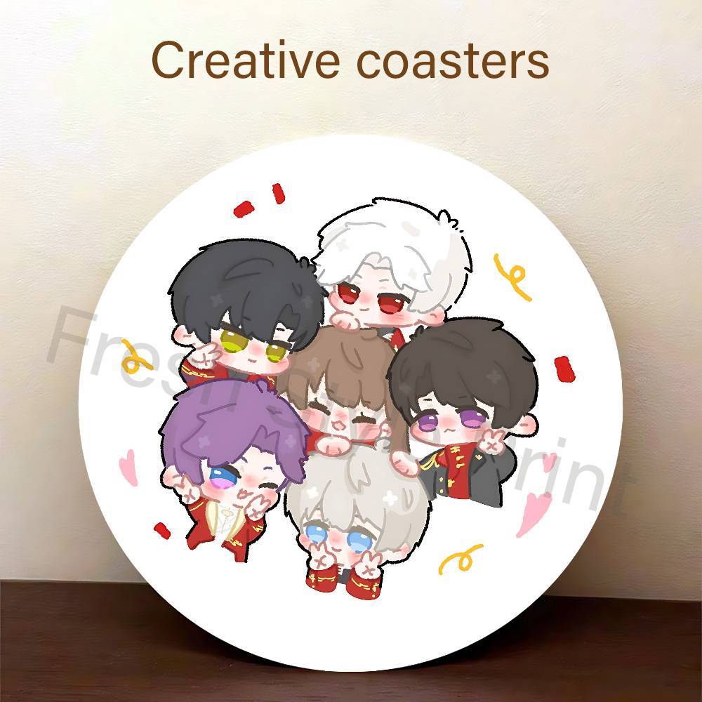 Posavasos redondos de madera C - Coffee Tea Love reseña y precio