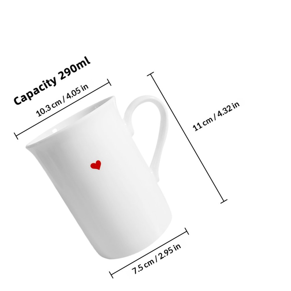 Taza de Café de Porcelana Fina - Coffee Tea Love reseña y precio