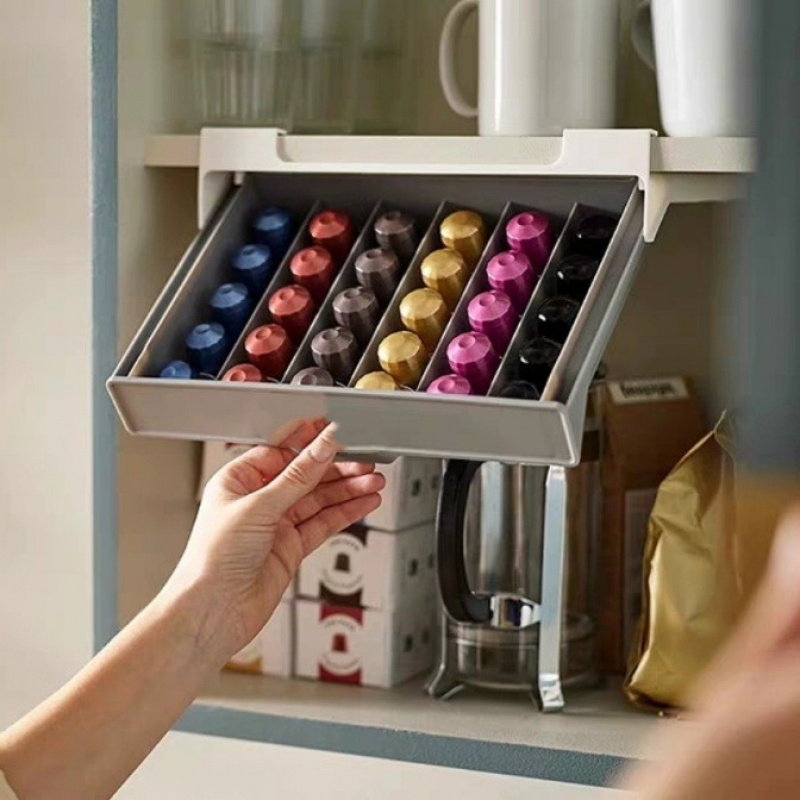 Organizador de Cápsulas de Caf - Coffee Tea Drawer Organizer reseña y precio