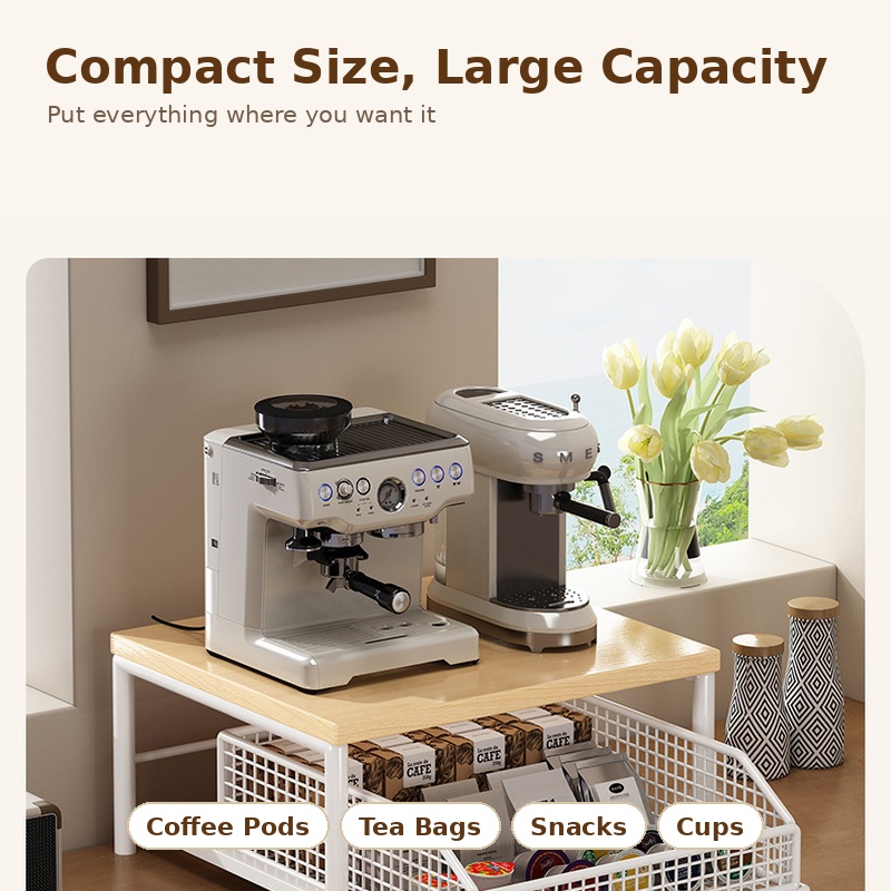 Estante de Almacenamiento para - Coffee Tea Drawer Organizer reseña y precio