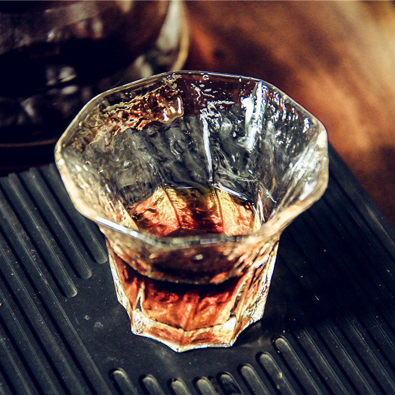 Vaso de Vidrio Octagonal de 60 - Coffee Tea Tumbler reseña y precio