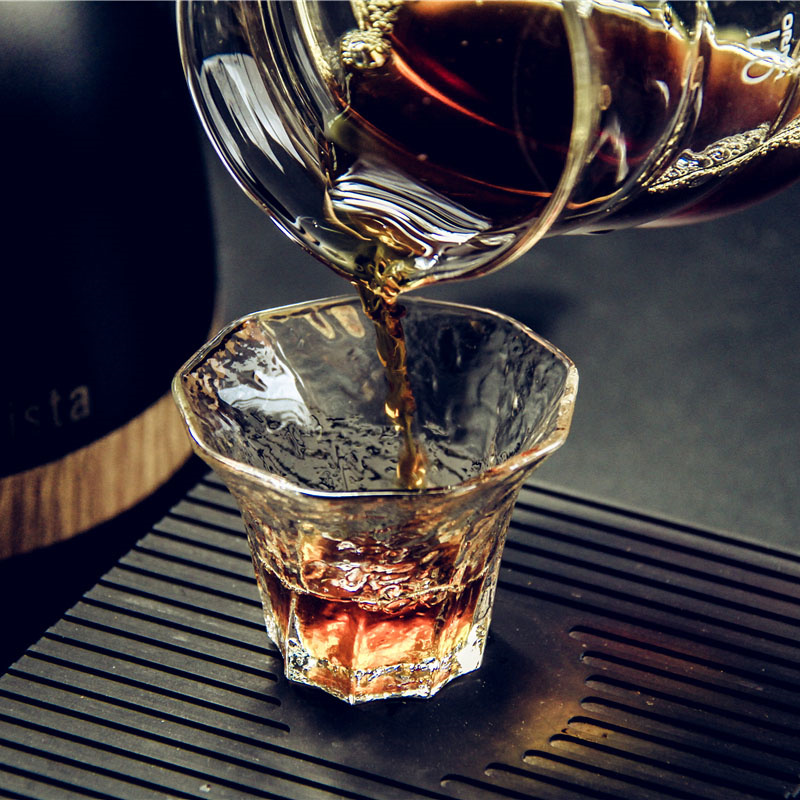 Vaso de Vidrio Octagonal de 60 - Coffee Tea Tumbler reseña y precio