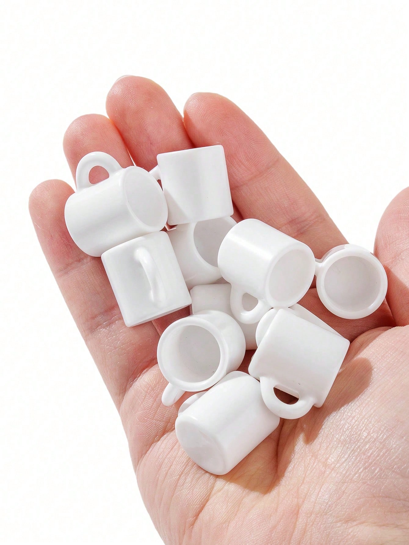10 tazas blancas en miniatura  - Coffee Y Tea reseña y precio
