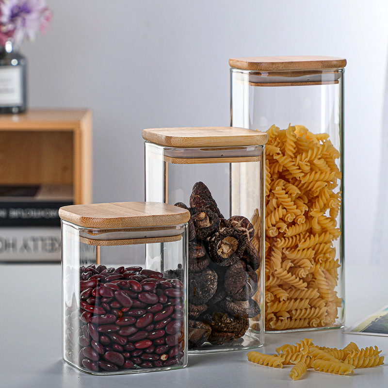 Latas de vidrio de bambú trans - Coffee Tea Drawer Organizer reseña y precio