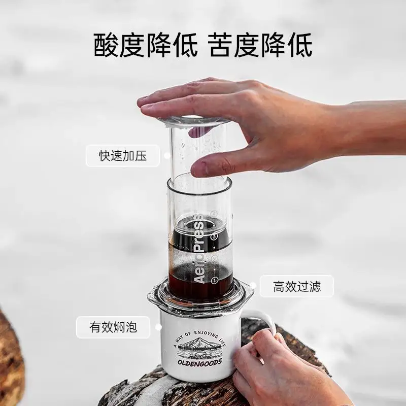 Aeropress-cafetera transparent - Aeropress Coffee Maker reseña y precio